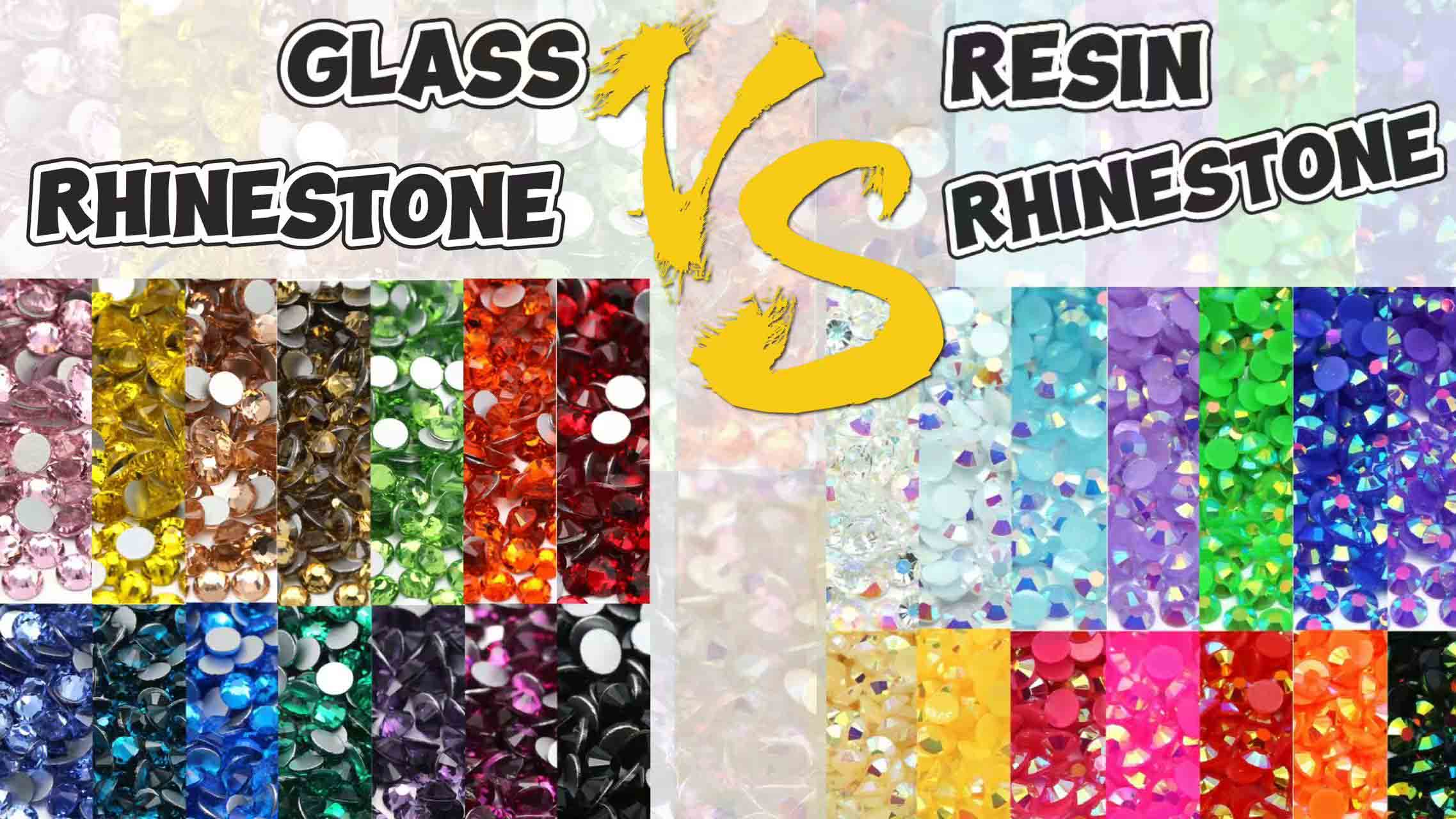 What Is Difference Between Glass Rhinest